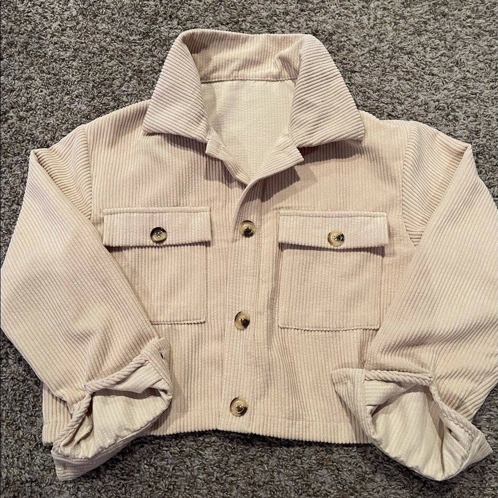 corduroy shacket